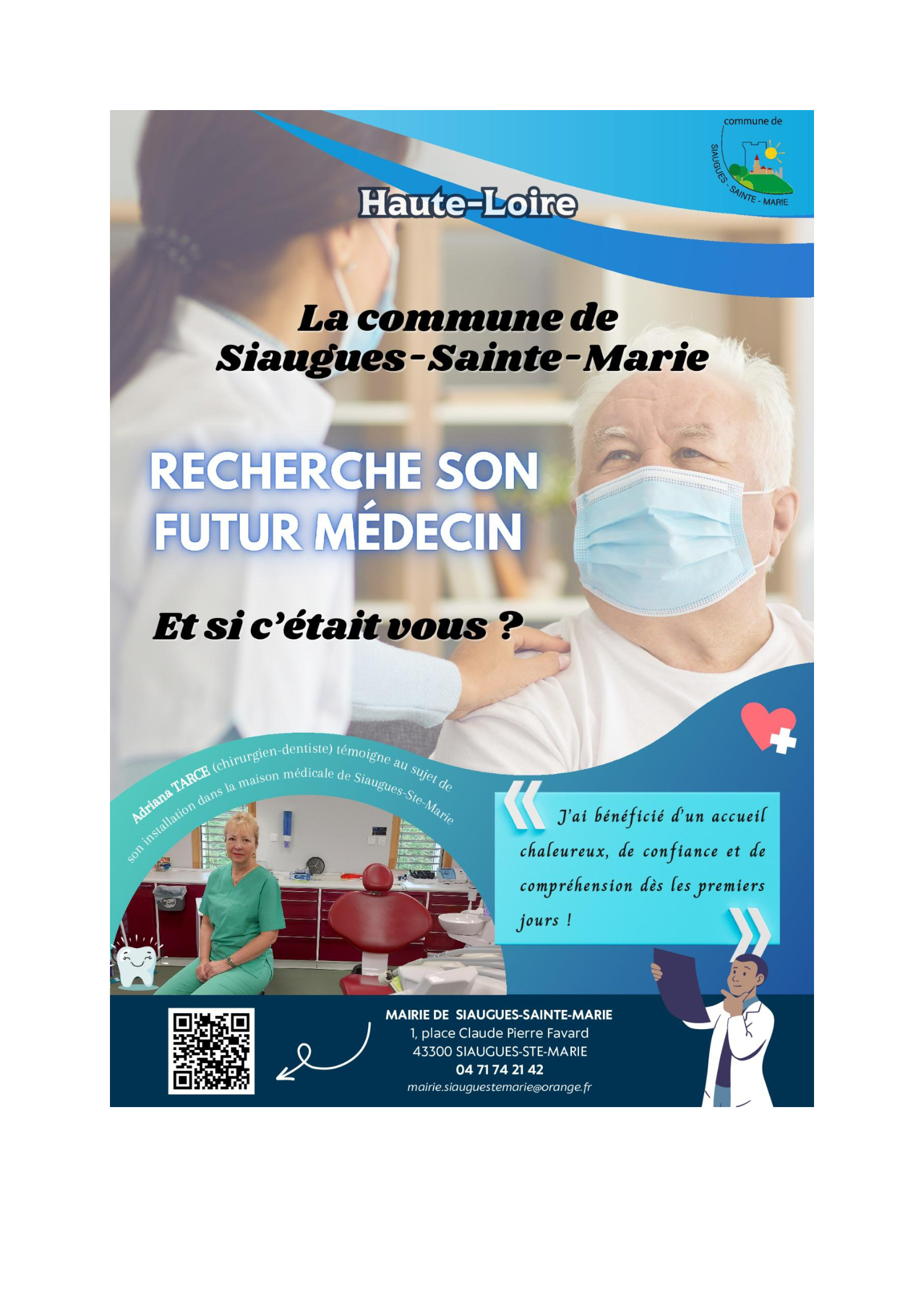 annonce médecin siaugues sainte marie