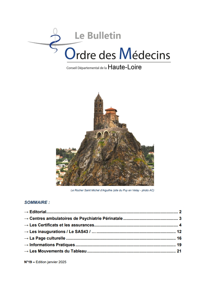 couverture bulletin 19